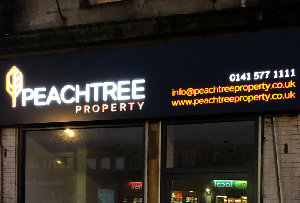 sign-makers-edinburgh-signs-glasgow-signs-dundee-signs-glasgow-signs-edinburgh-glasgow-peachtree-property-pushthrough-light-box-illuminated-custom-sign-makers-shop-signs-external-signs-dundee-aberdeen-edinburgh